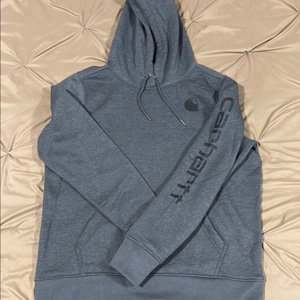 Carhartt Gray Sweatshirt Classic Pullover Hoodie